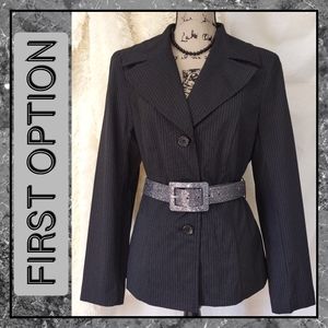 ❗FINAL❗Like New First Option Blazer with Belt